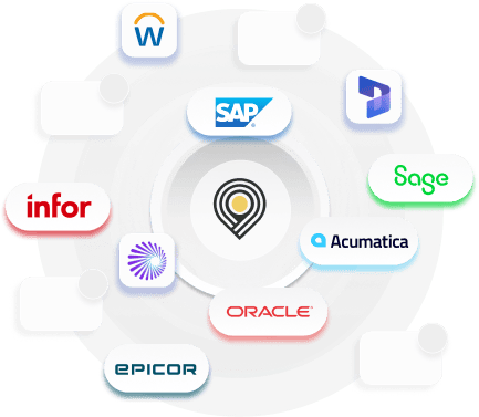 Integrate with your ERP systems